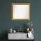Townhouse Gold Non-Beveled Custom Framed Bathroom Vanity Wall Mirror
